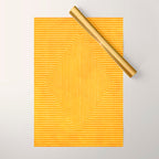 Yellow Modern Geometric Design Artwork Wrapping Paper Gallery Image 1