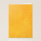 Yellow Modern Geometric Design Artwork Stationery Card Gallery Image 2