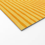 Yellow Modern Geometric Design Artwork Welcome Mat Gallery Image 2