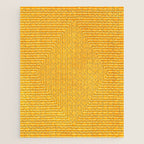 Yellow Modern Geometric Design Artwork Jigsaw Puzzle Gallery Image 1