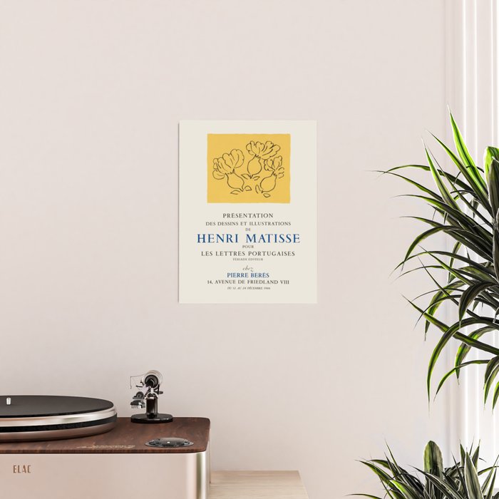 Henri Matisse Art Exhibition Poster, 1946 Poster Gallery Image 2