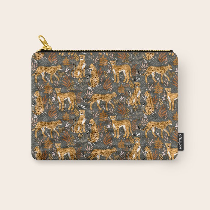 Wild Cheetah Pattern II - Autumn Carry All Pouch Gallery Image 1