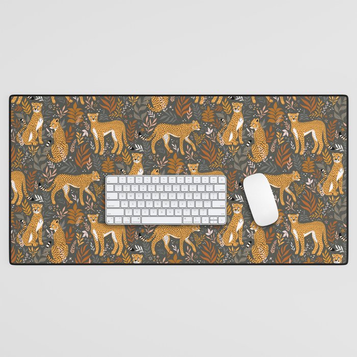 Wild Cheetah Pattern II - Autumn Desk Mat Gallery Image 1
