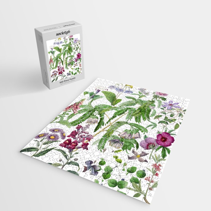 Purple Mimosa Jigsaw Puzzle Gallery Image 2