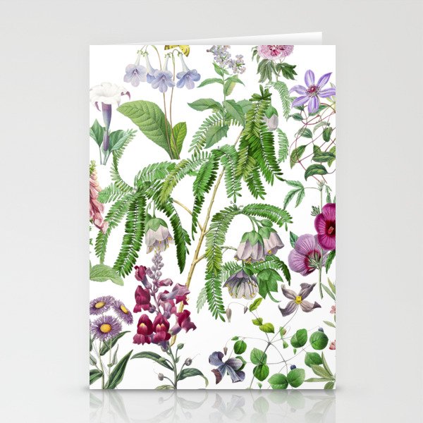 Purple Mimosa Stationery Card Gallery Image 2