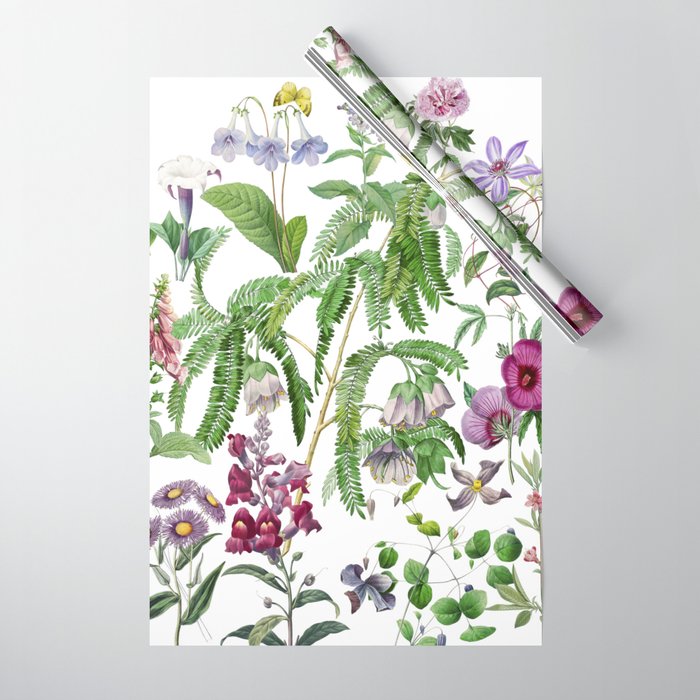 Purple Mimosa Wrapping Paper Gallery Image 1