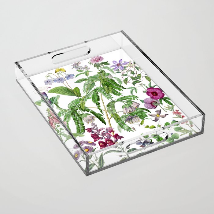 Purple Mimosa Acrylic Tray Gallery Image 1