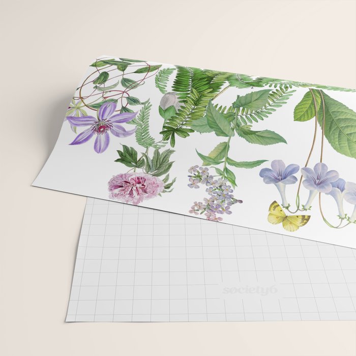 Purple Mimosa Wrapping Paper Gallery Image 2