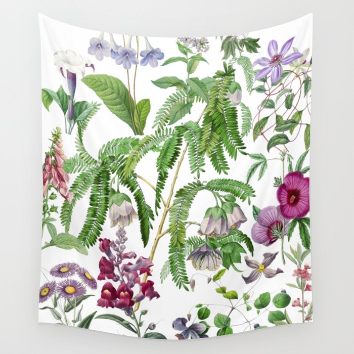Purple Mimosa Wall Tapestry Gallery Image 4