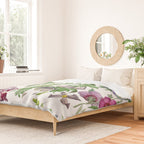 Purple Mimosa Duvet Cover Gallery Image 2