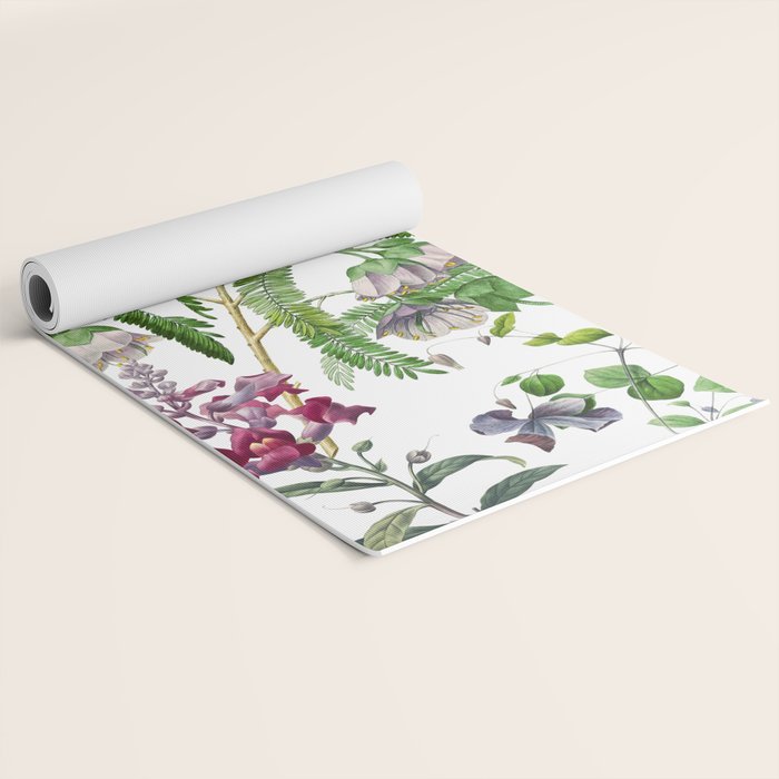 Purple Mimosa Yoga Mat Gallery Image 2