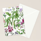 Purple Mimosa Stationery Card Gallery Image 2