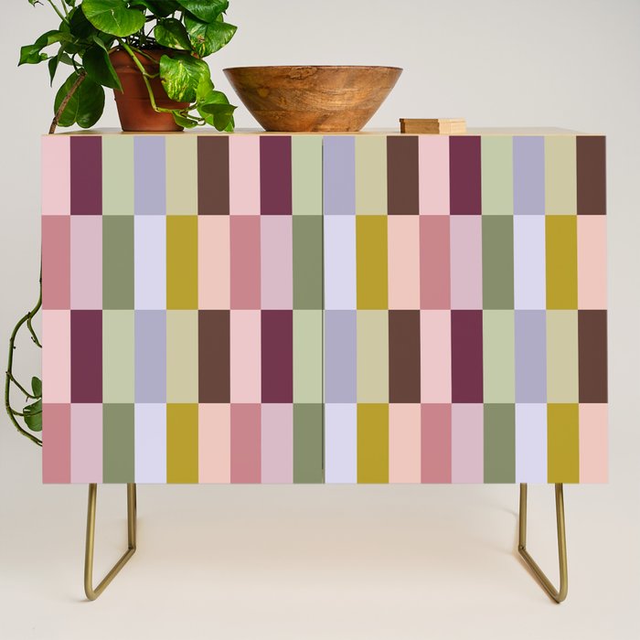 Checker block tiles - eclectic Credenza Gallery Image 1