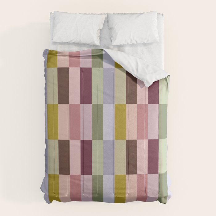 Checker block tiles - eclectic Comforter Gallery Image 6