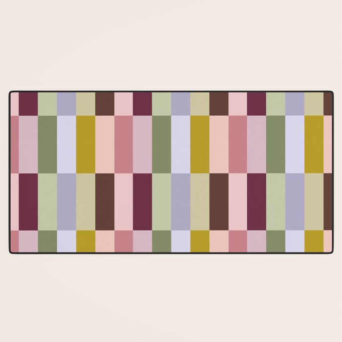 Checker block tiles - eclectic Desk Mat Gallery Image 3