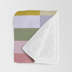 Checker block tiles - eclectic Throw Blanket Gallery Image 3