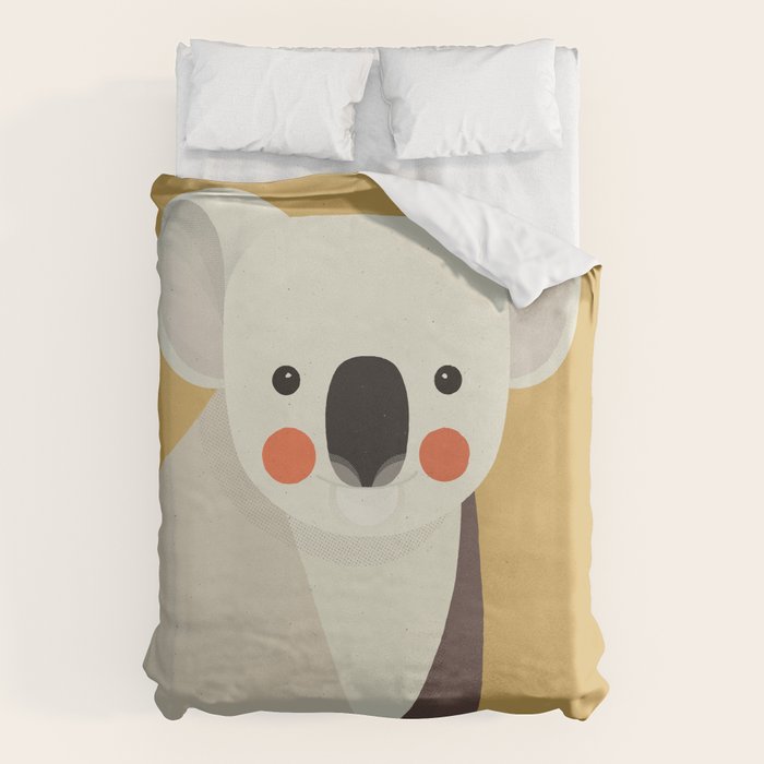 Koala, Animal Portrait Duvet Cover Gallery Image 6