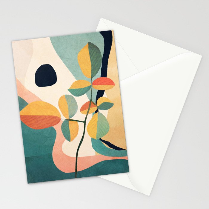 Colorful Branching Out 26 Stationery Card Gallery Image 2