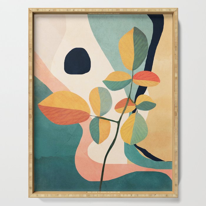 Colorful Branching Out 26 Serving Tray Gallery Image 1