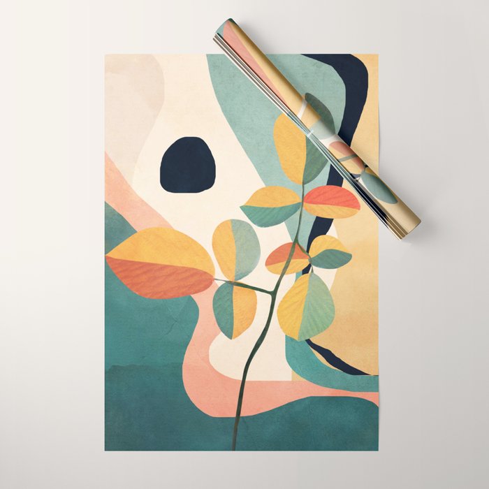 Colorful Branching Out 26 Wrapping Paper Gallery Image 1