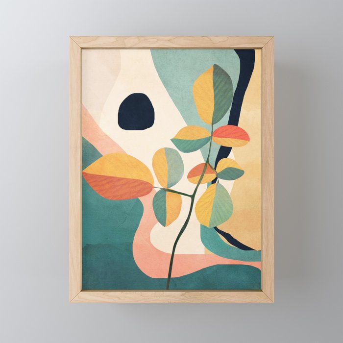 Colorful Branching Out 26 Mini Art Print Gallery Image 1