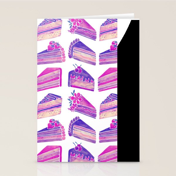 Cake Slices - Unicorn Palette Stationery Card Gallery Image 1