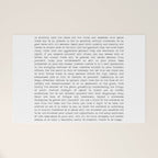 Desiderata by Max Ehrmann minimal typographical quote art print Welcome Mat Gallery Image 1