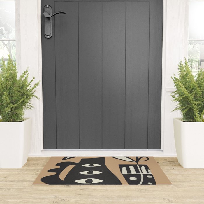 Surreal Flora 1 Welcome Mat Gallery Image 3