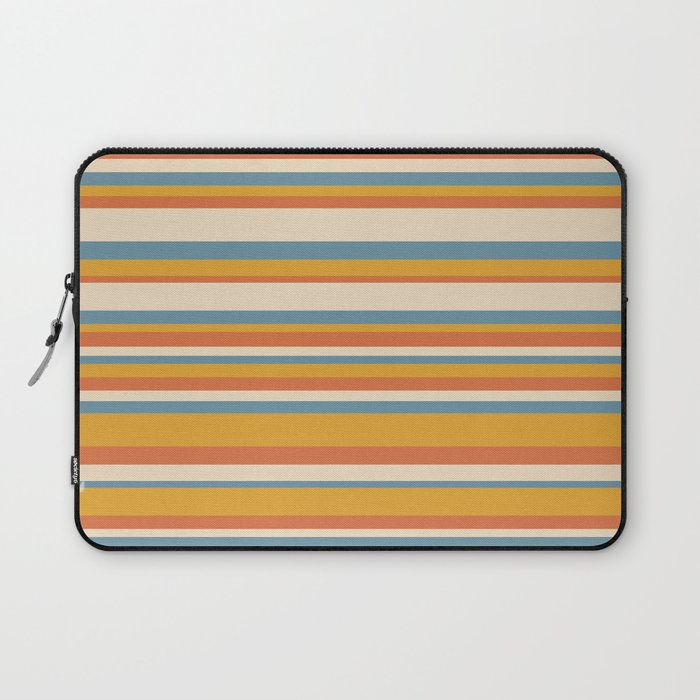 Classic Stripes XX - Retro Summer Laptop Sleeve Gallery Image 1
