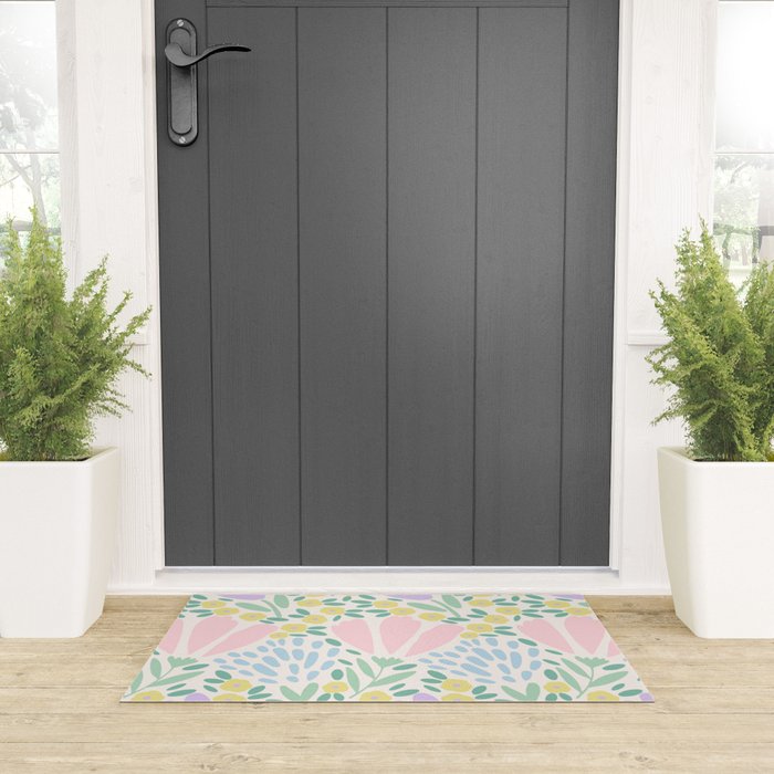 Sweet Flower Field  Welcome Mat Gallery Image 3