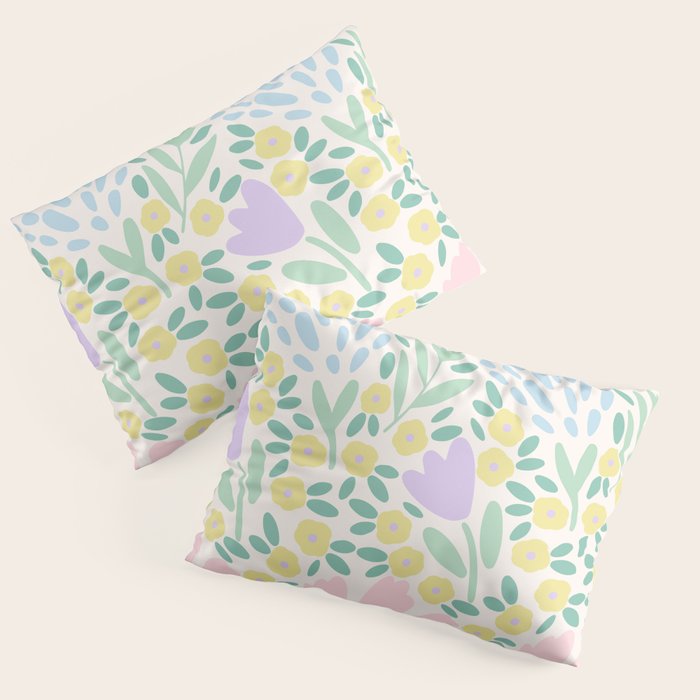 Sweet Flower Field  Pillow Sham Gallery Image 3