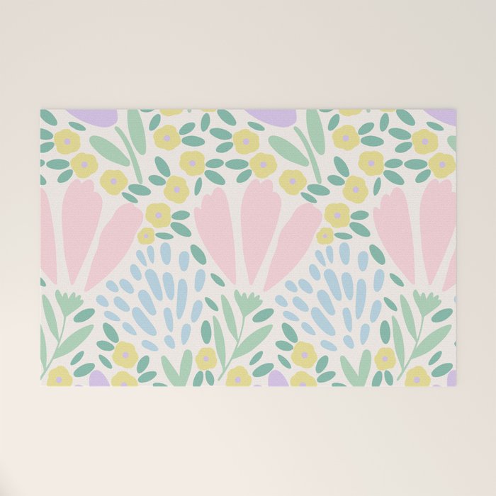 Sweet Flower Field  Welcome Mat Gallery Image 1