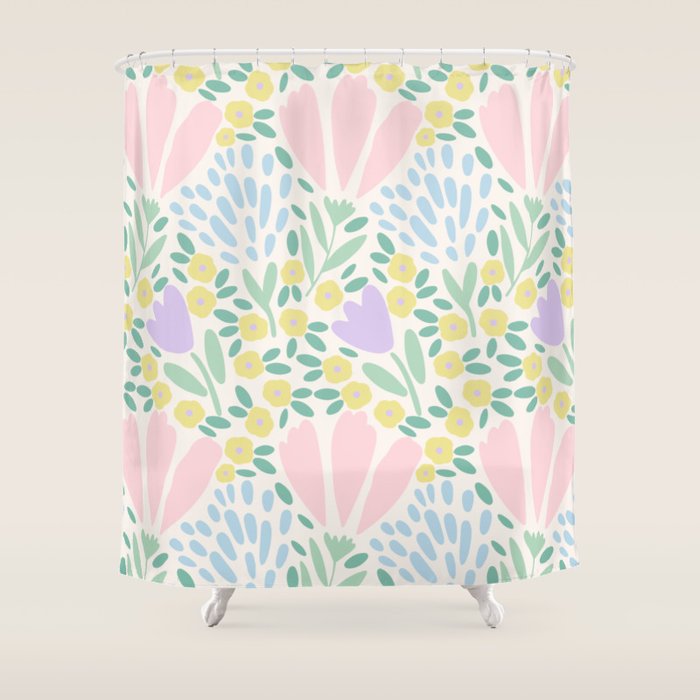 Sweet Flower Field  Shower Curtain Gallery Image 1