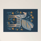 Night Bloom Horse Welcome Mat Gallery Image 1