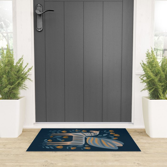 Night Bloom Horse Welcome Mat Gallery Image 3