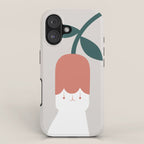Cat and Plants: Flower Fragrance  iPhone Case Gallery Image 1