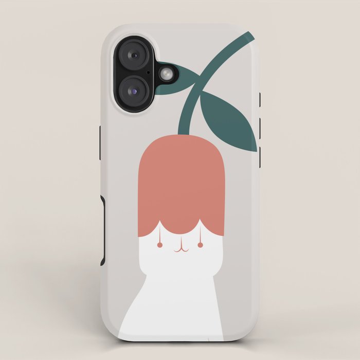 Cat and Plants: Flower Fragrance  iPhone Case Gallery Image 1