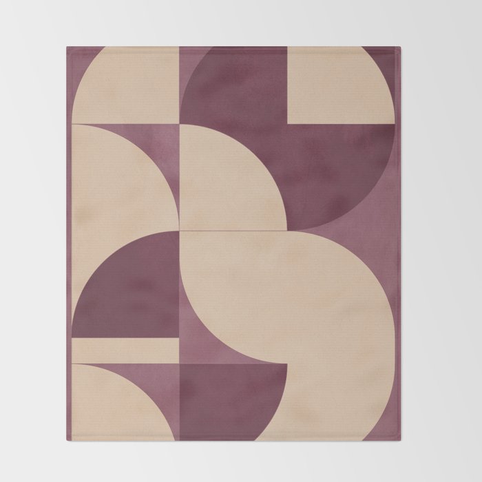 Modern geometric shapes 53 Throw Blanket Gallery Image 2