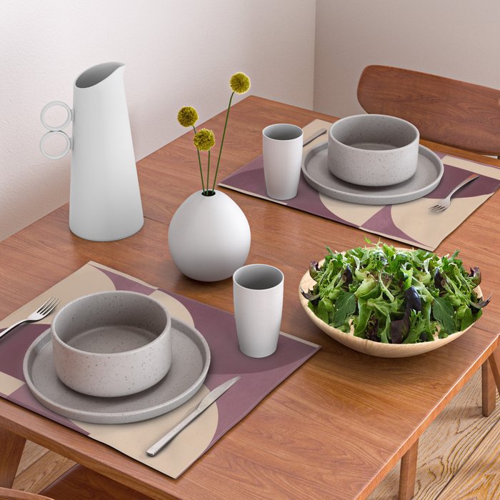 Modern geometric shapes 53 Placemat Gallery Image 2