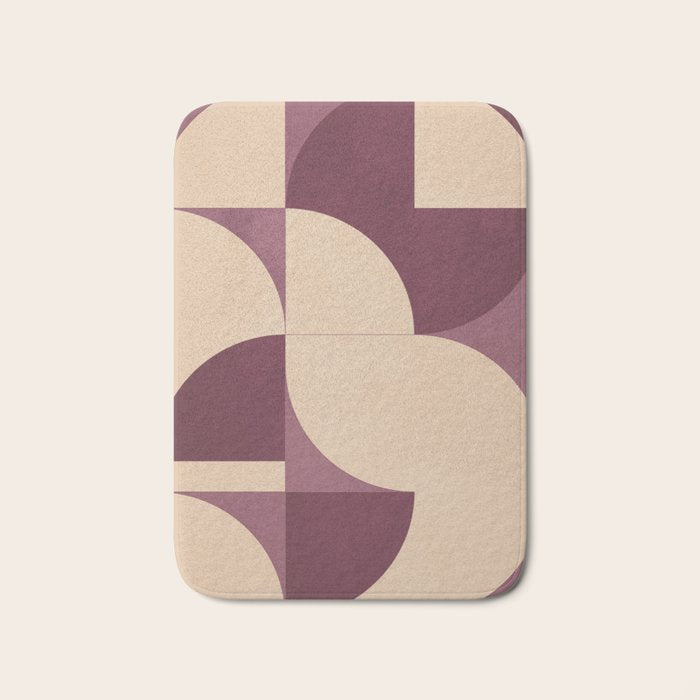 Modern geometric shapes 53 Bath Mat Gallery Image 1
