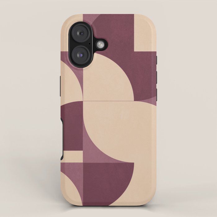 Modern geometric shapes 53 iPhone Case Gallery Image 1