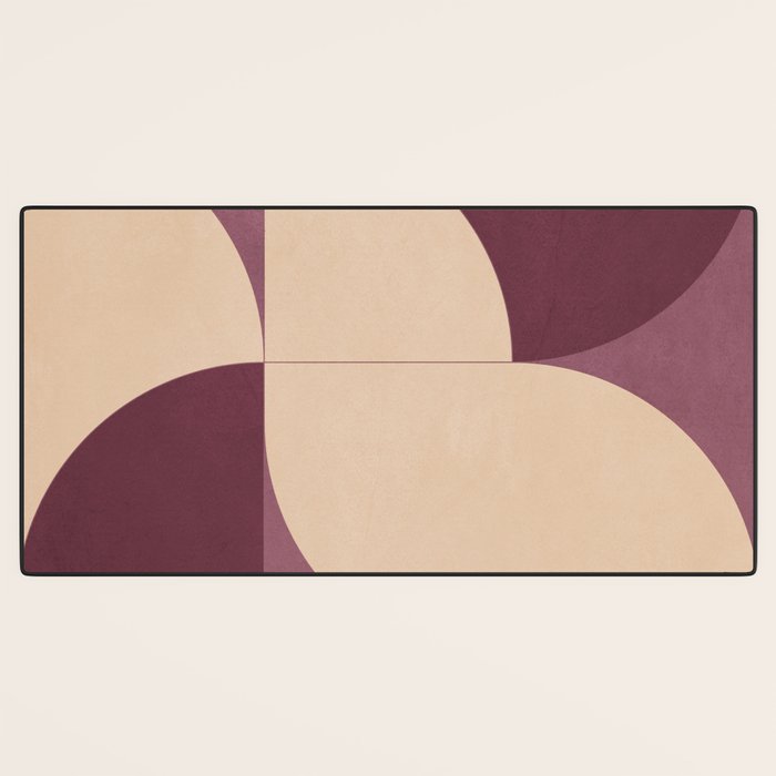 Modern geometric shapes 53 Desk Mat Gallery Image 3