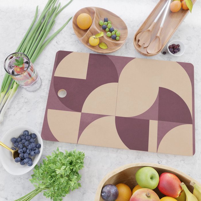 Modern geometric shapes 53 Cutting Board Gallery Image 2