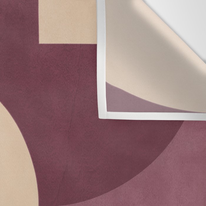 Modern geometric shapes 53 Wall Tapestry Gallery Image 3