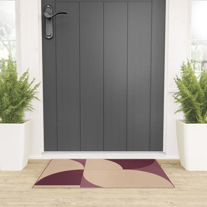 Modern geometric shapes 53 Welcome Mat Gallery Image 3