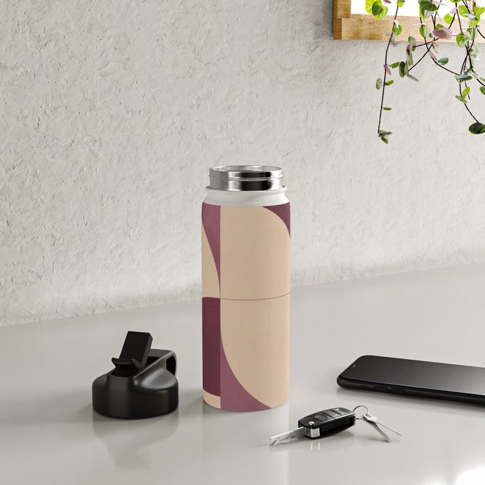 Modern geometric shapes 53 Water Bottle Gallery Image 4