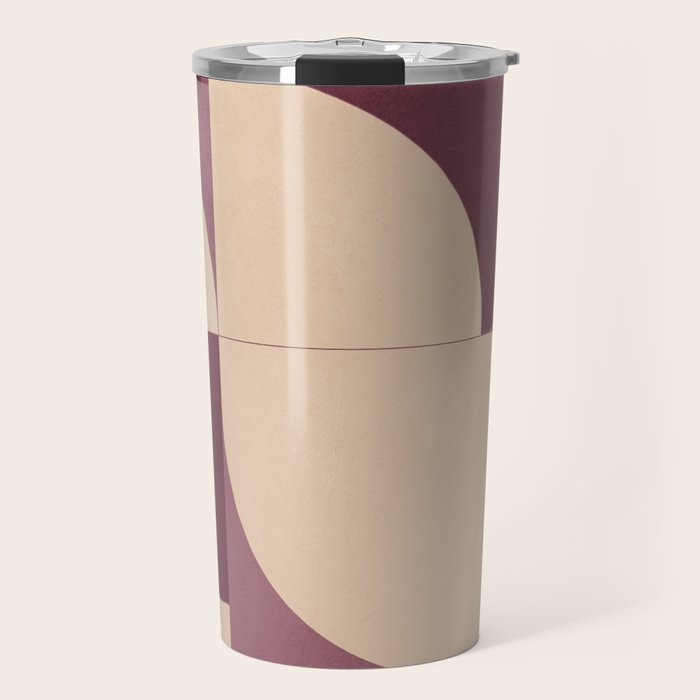 Modern geometric shapes 53 Travel Mug Gallery Image 1