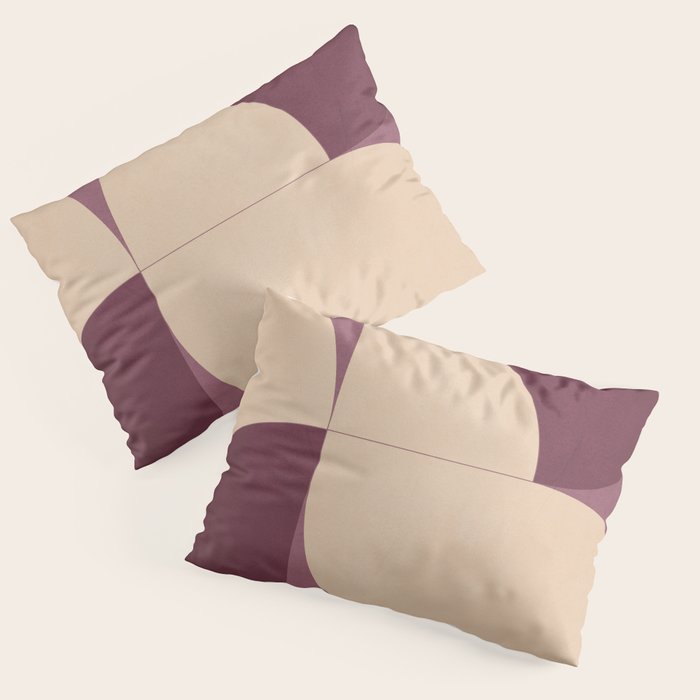 Modern geometric shapes 53 Pillow Sham Gallery Image 1