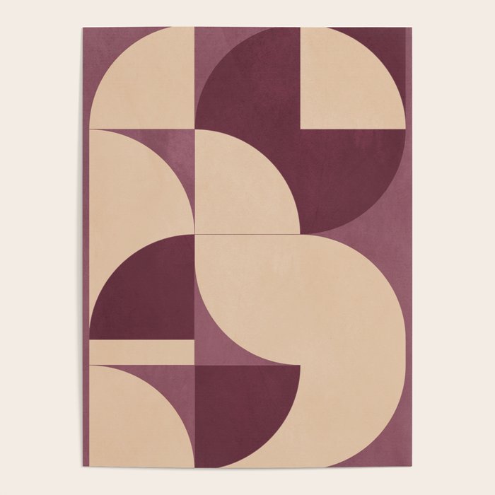 Modern geometric shapes 53 Poster Gallery Image 1