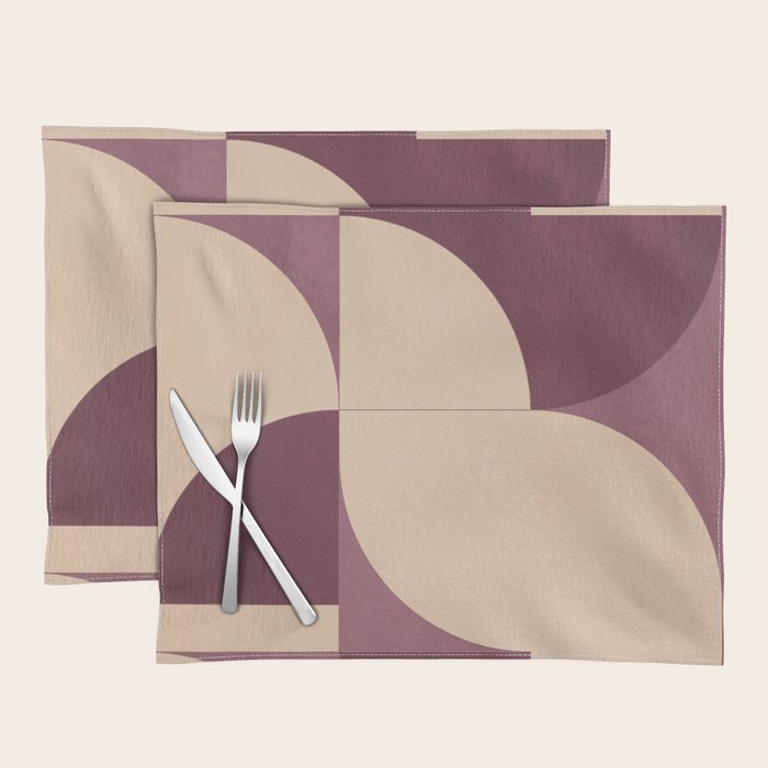Modern geometric shapes 53 Placemat Gallery Image 1